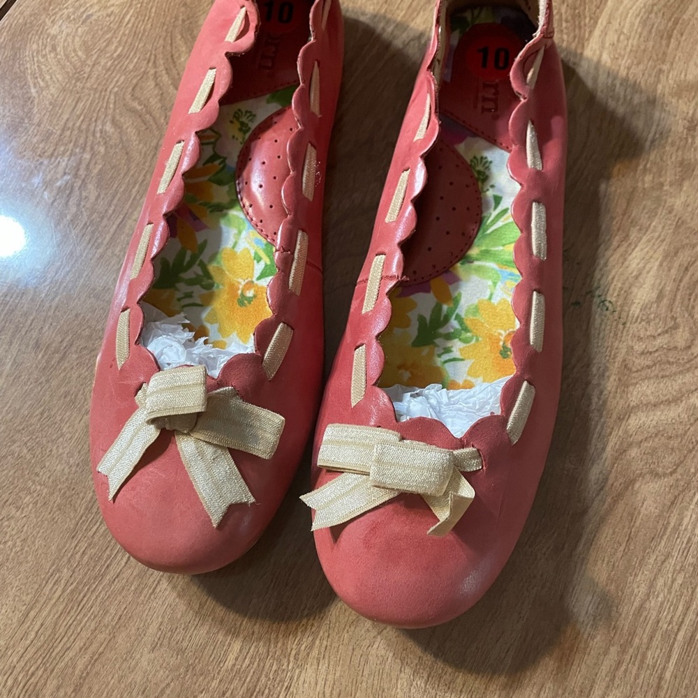 Born Kids Coral Bow Slippers